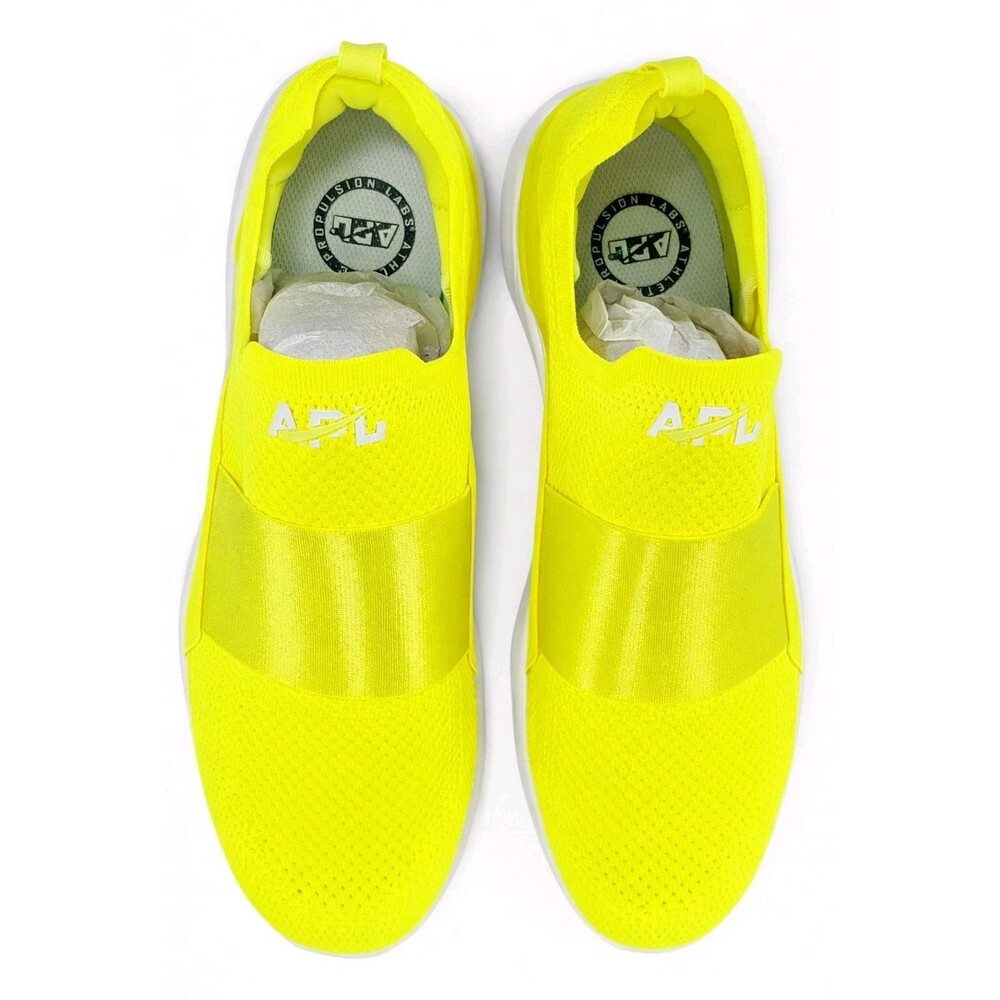 APL Techloom Bliss Mens Slip-On Running Sneaker Size 11.5 Energy Yellow NIB - Picture 8 of 12